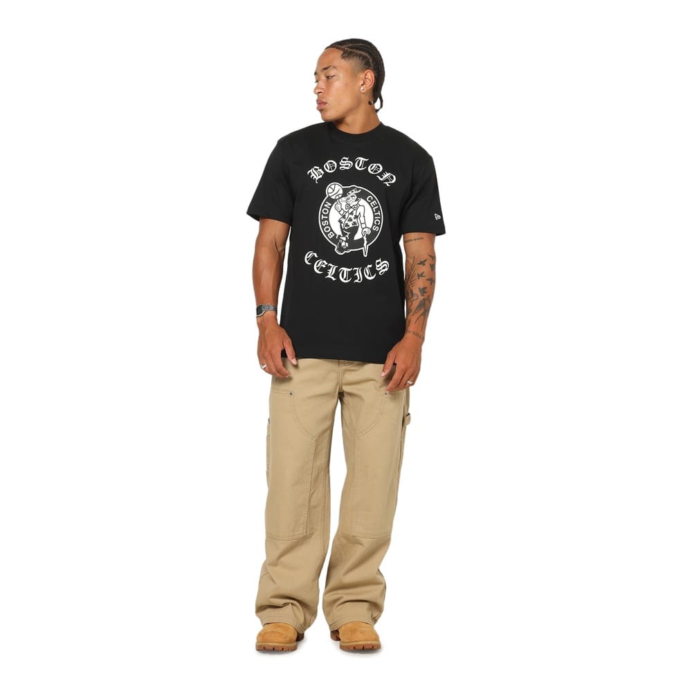 New Era Gothic Tee Boston Celtics - Black