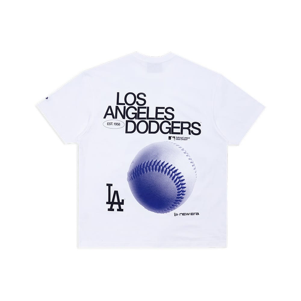 New Era Modern Essentials Los Angeles Dodgers Relaxed Tee - White