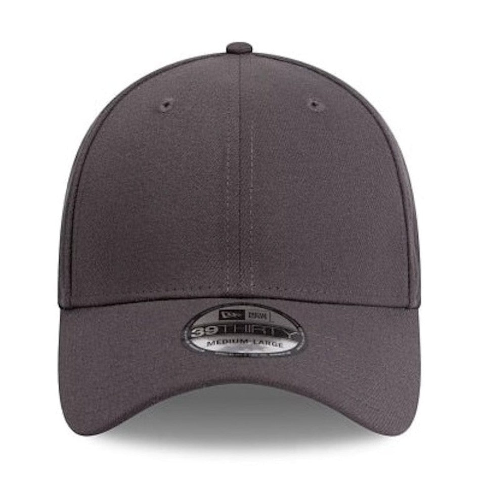 New Era 39THIRTY Blank Stretch Fit Cap - Graphite