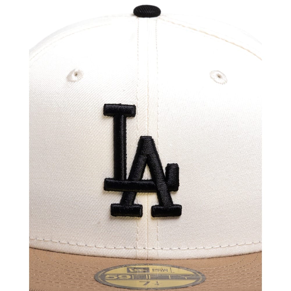 New Era 59FIFTY Chrome Fitted Cap Los Angeles Dodgers - Chrome White / Black