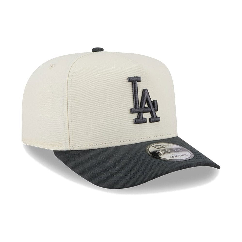 New Era 9FIFTY 3 Times A-Frame Pre-Curved Snapback Los Angeles Dodgers - Chrome / Steel