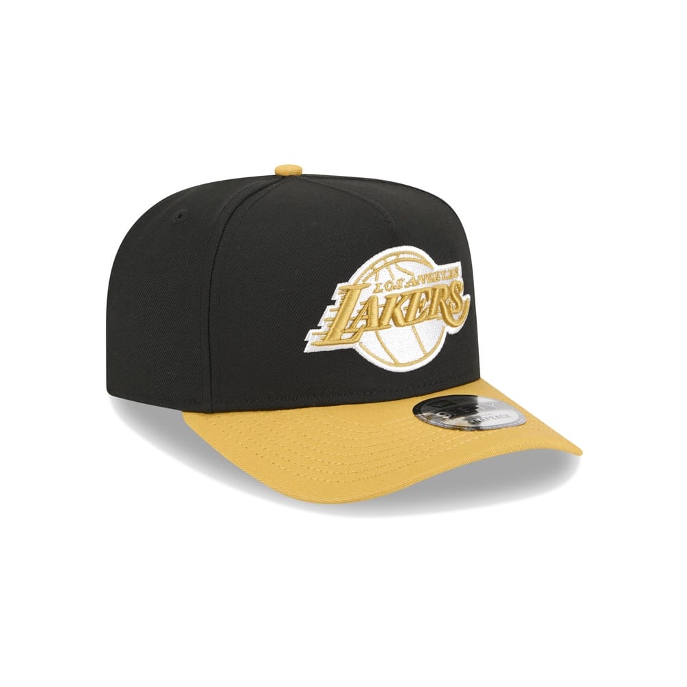 New Era 9FIFTY A-Frame Pre Curved Snapback Los Angeles Lakers - Black / Mustard