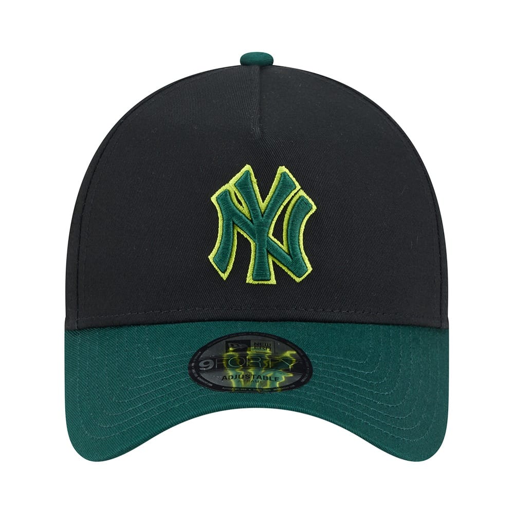 New Era 9FORTY A-Frame 2 Tone New York Yankees - Black / Field Green