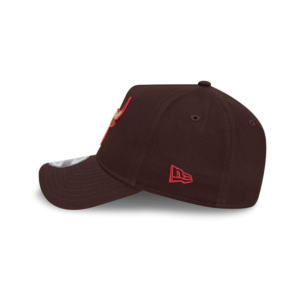 New Era 9FORTY A-Frame Chicago Bulls - Chocolate Cherry