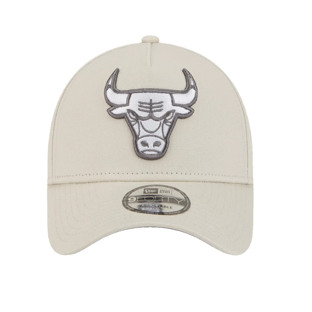 New Era 9FORTY A-Frame Concrete Snapback Chicago Bulls - Stone