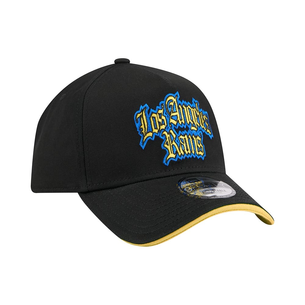 New Era 9FORTY A-Frame Gothic Los Angeles Rams - Black