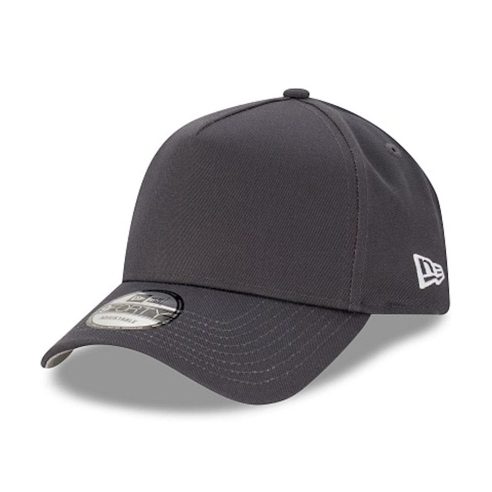 New Era 9FORTY Blank A-Frame Snapback - Graphite