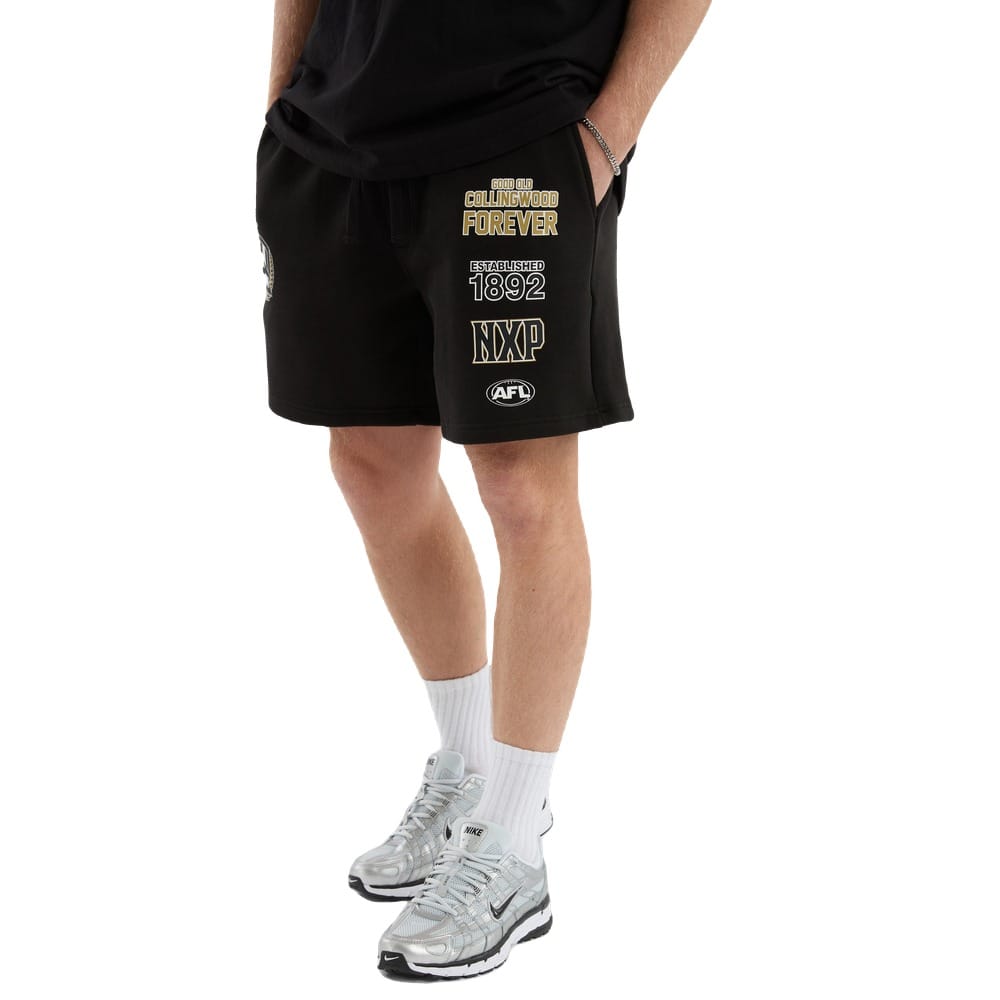 NXP X AFL Collingwood Prime TrackShort - Jet Black