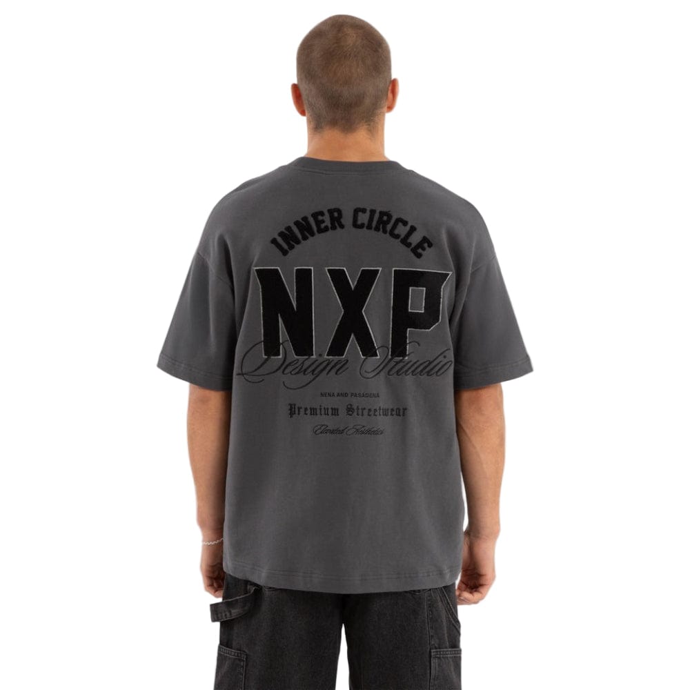 NXP Dwell Loopback Raptor Tee - Asphalt