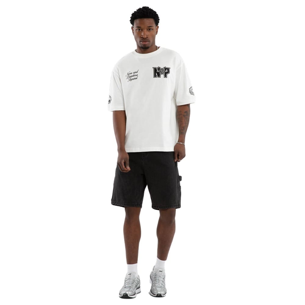 NXP Figures Oversized Tee - Natural White