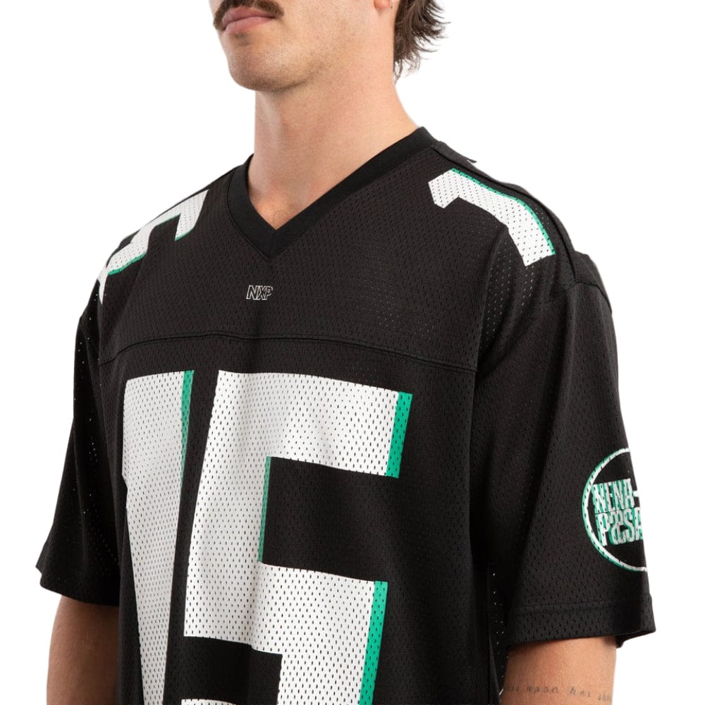 NXP Patriot Grid Iron Jersey - Jet Black