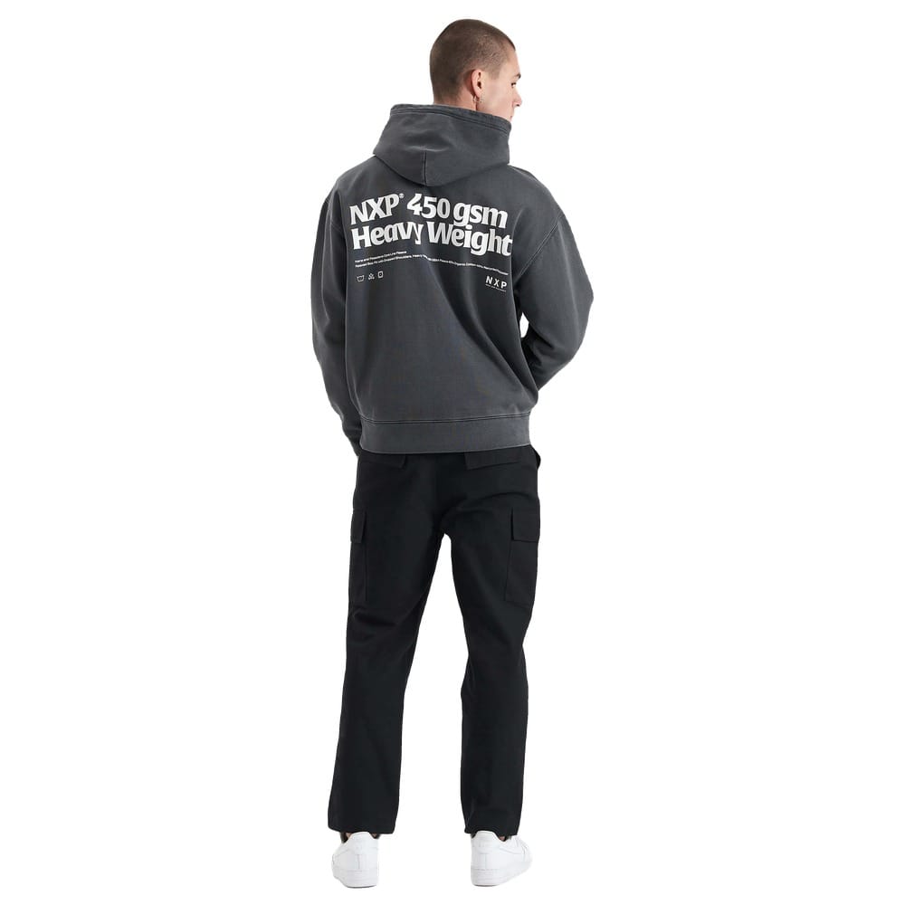 NXP Stream Box Fit Hoodie - Asphalt