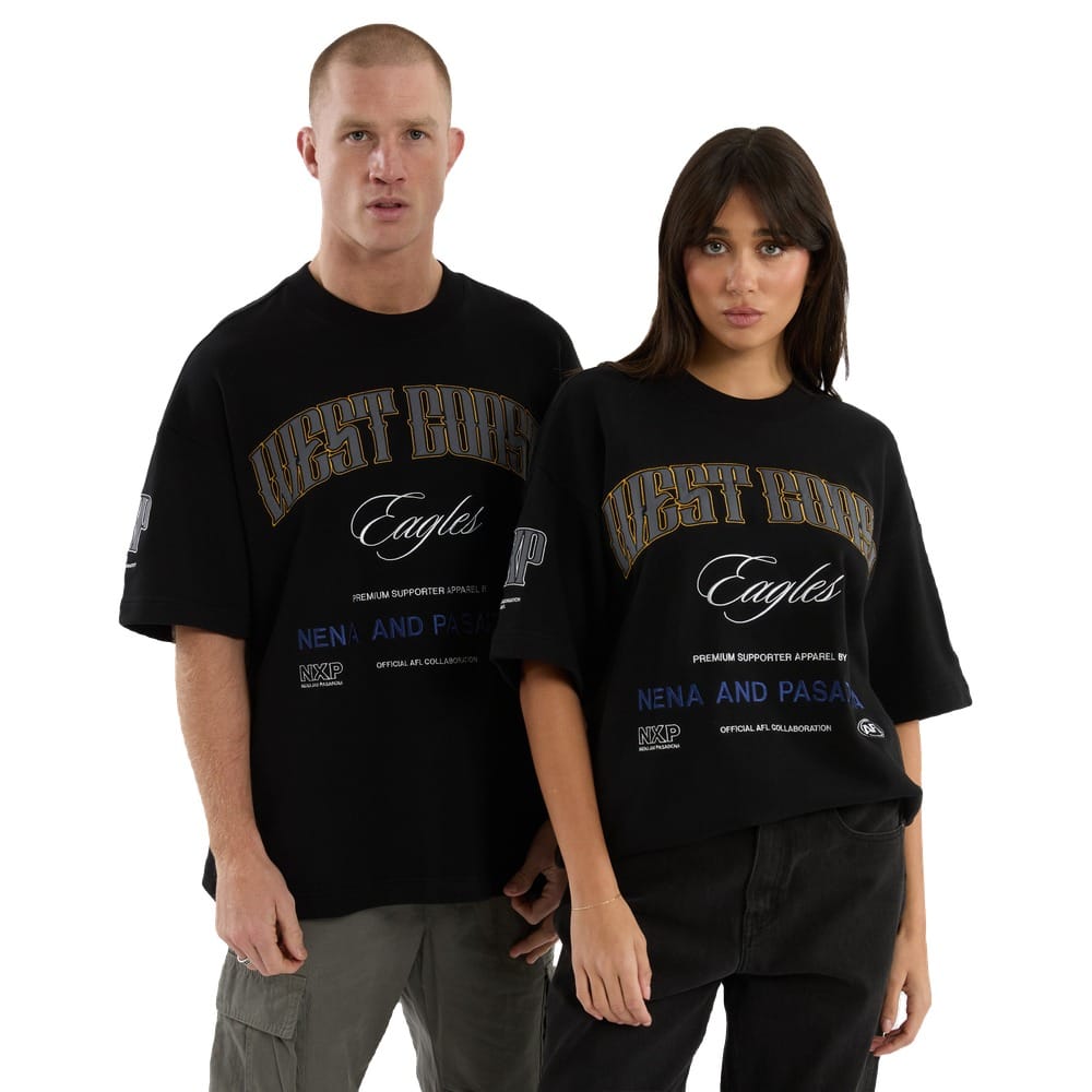 NXP X AFL West Coast Game-On Loopbk Tee - Jet Black