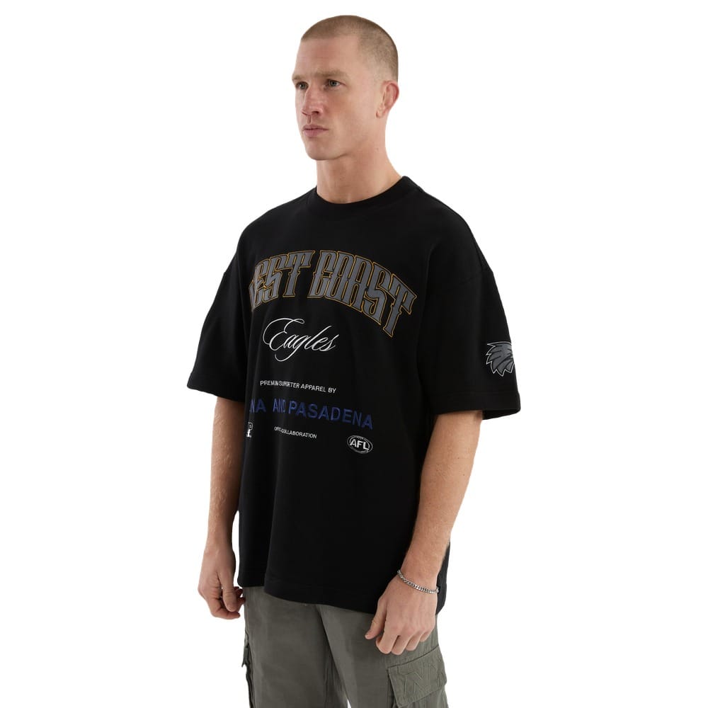 NXP X AFL West Coast Game-On Loopbk Tee - Jet Black