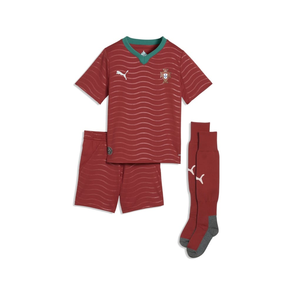 PUMA Childrens Portugal 2026 Home Kit - Red / Green