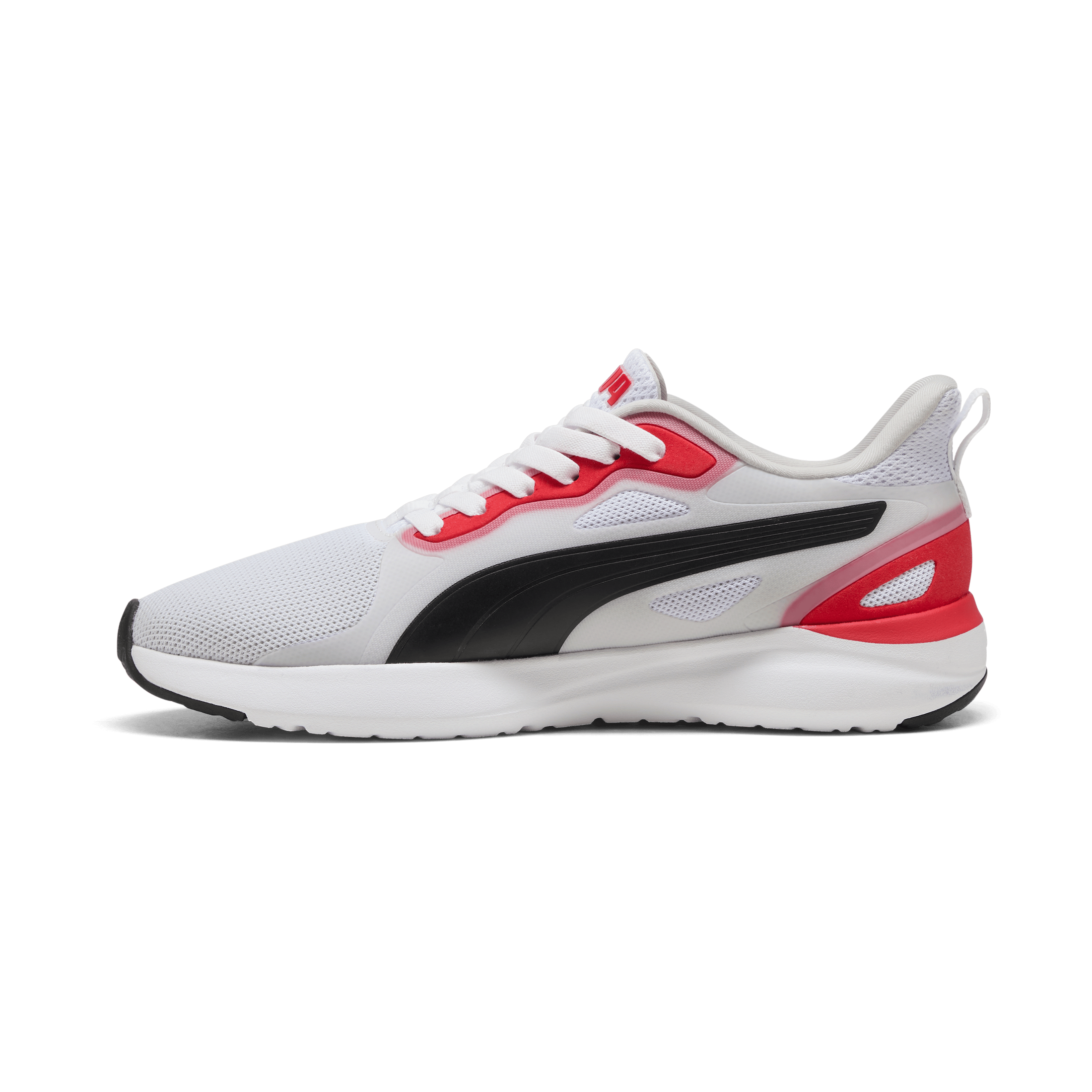 PUMA Softride Cosmic Street Sliptech - White / Black / All Time Red