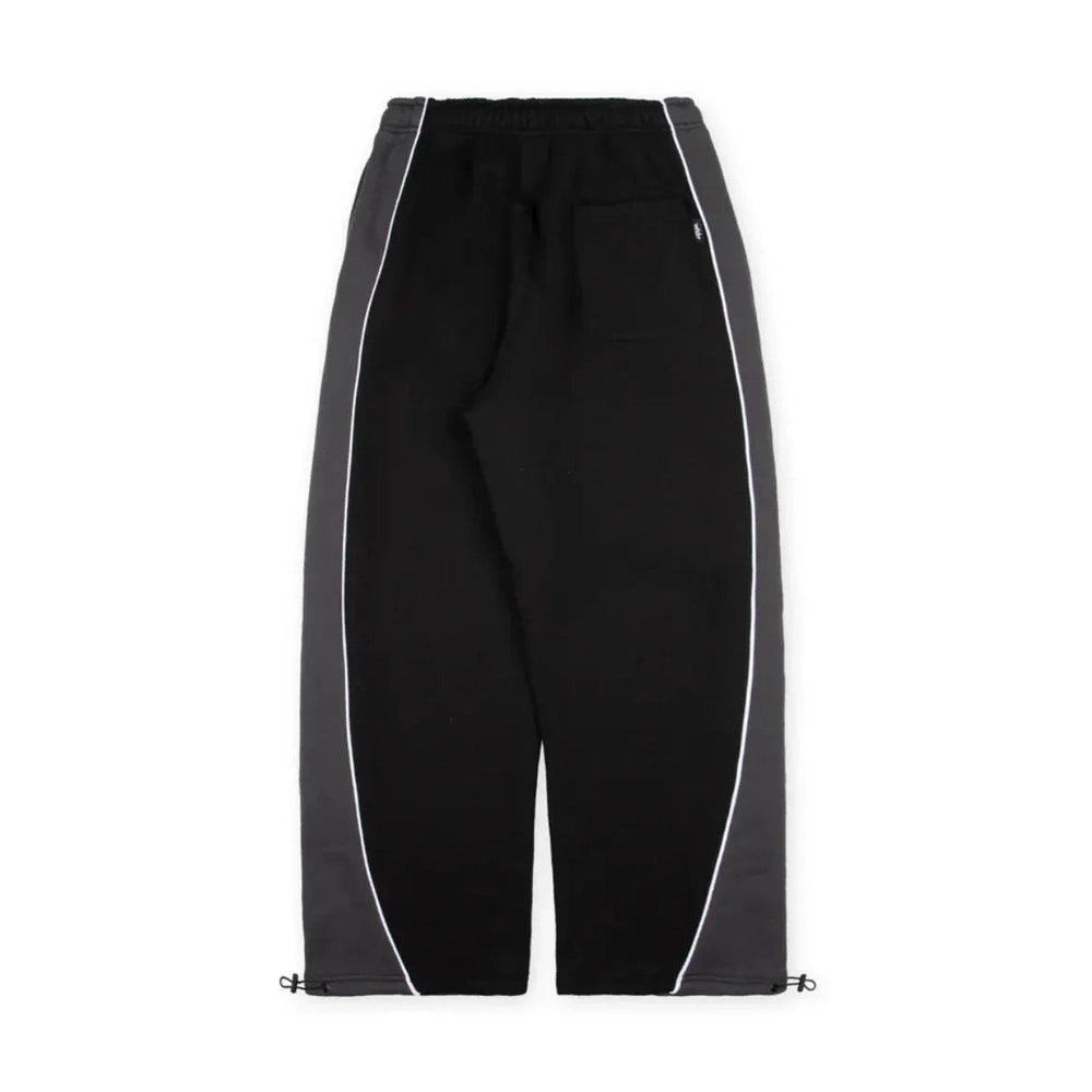 WNDRR Panel Lounge Trackpant - Black / Grey