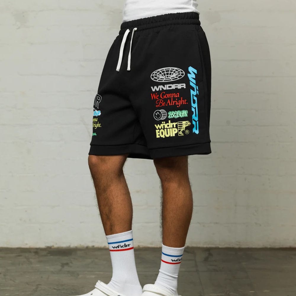 WNDRR Represent Tech Trackshort - Black
