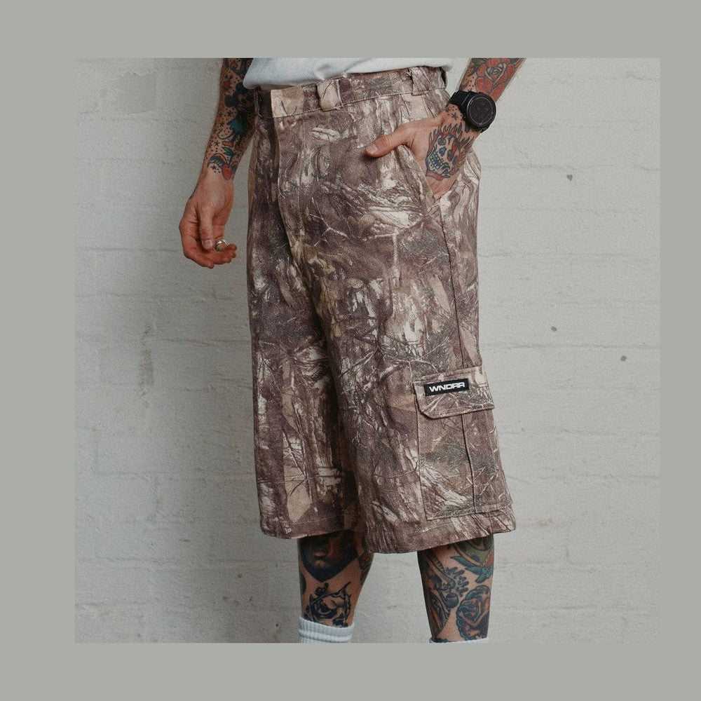 WNDRR Revoked Cargo Short - Camo