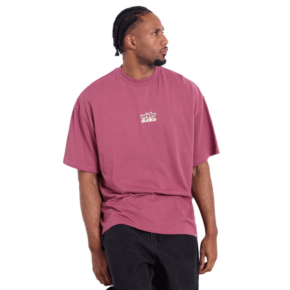 WNDRR Advocate Heavy Weight Tee - Rose