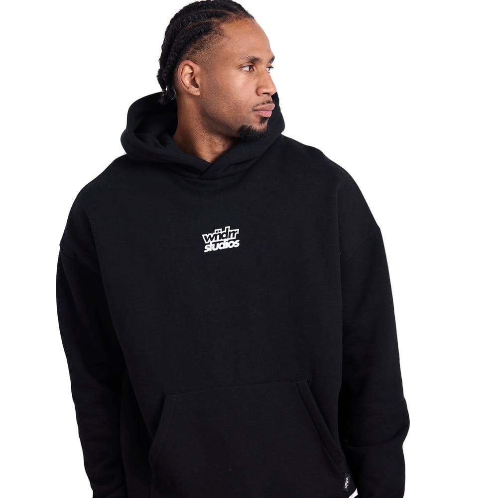 WNDRR Advocate Hood Sweat - Black