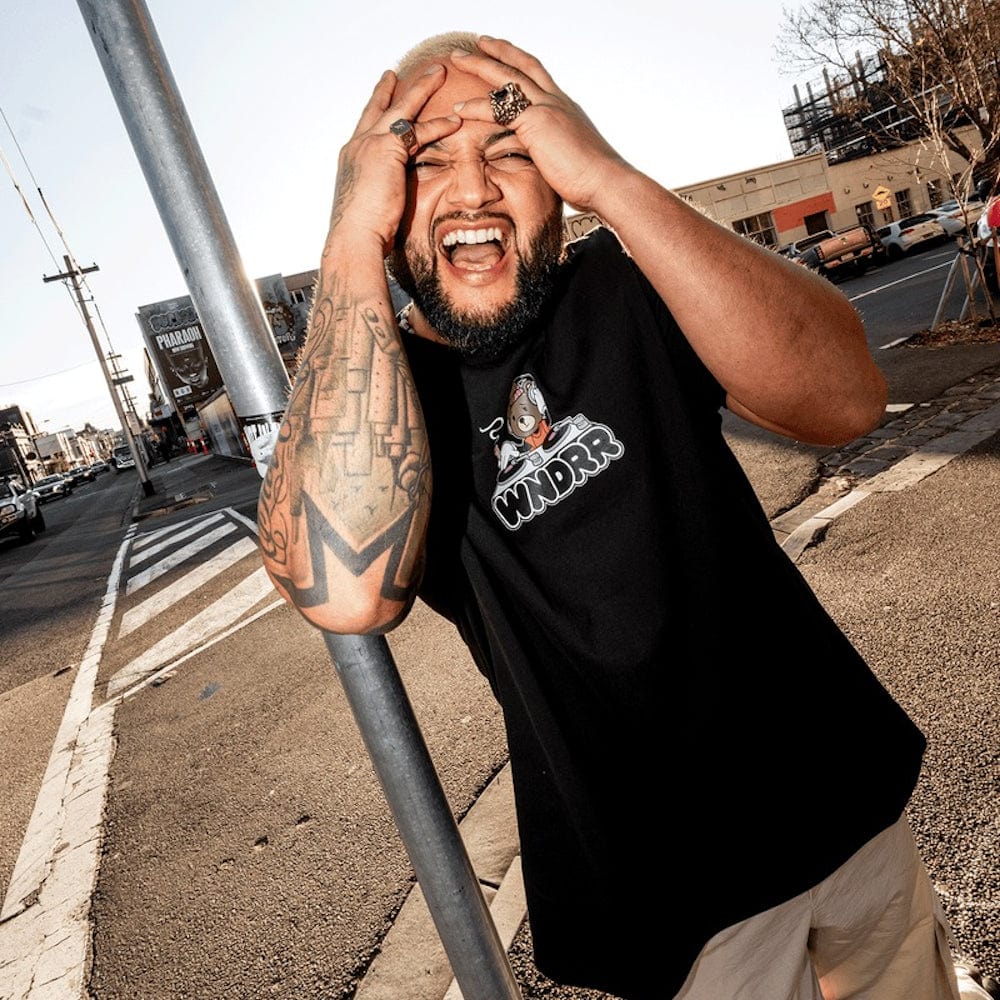 WNDRR Beats Box Fit Tee - Black