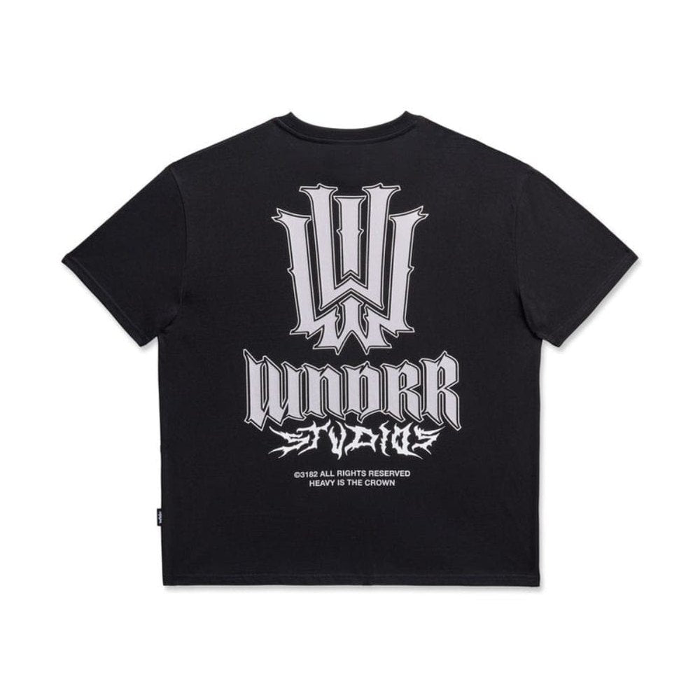 WNDRR Bleach Box Fit Tee - Black
