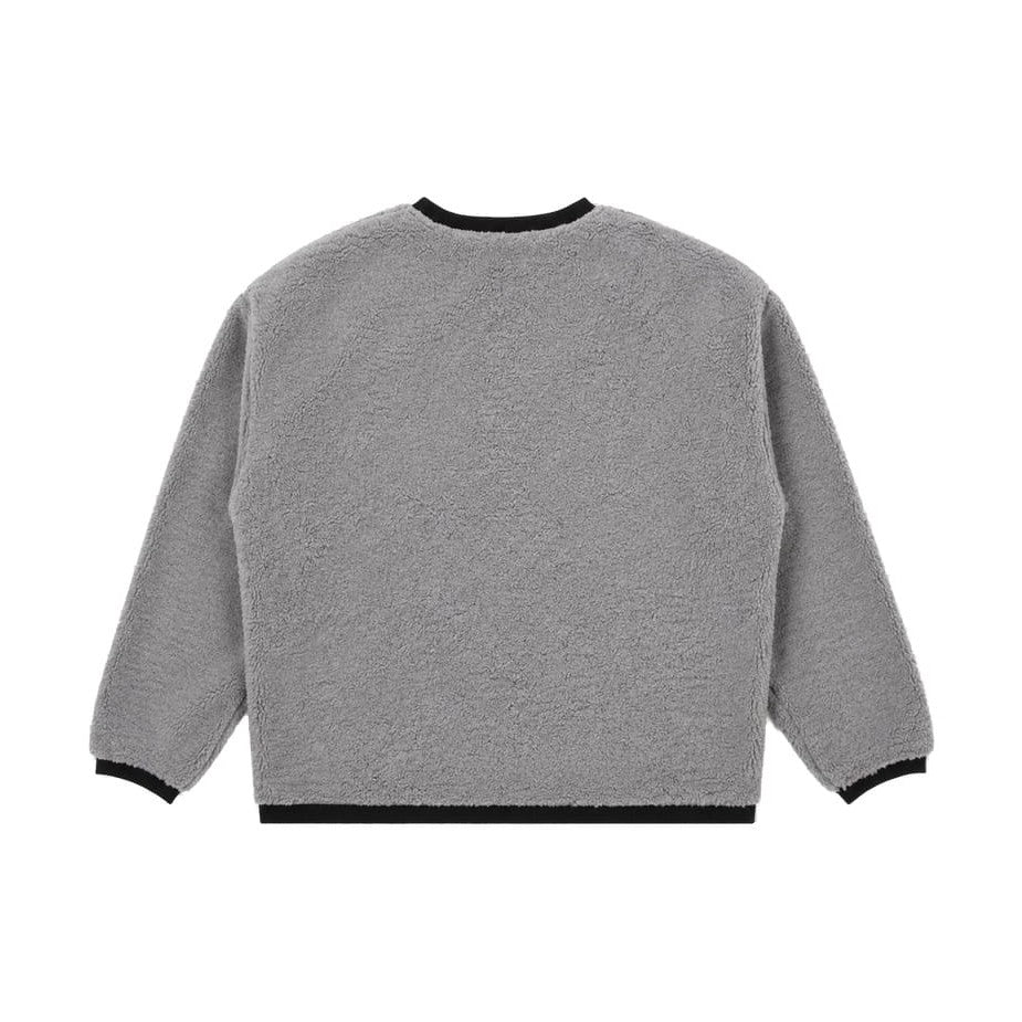 WNDRR Blissed Sherpa Pullover - Cement Grey