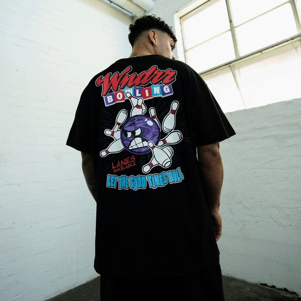 WNDRR Bowling Box Fit Tee - Black