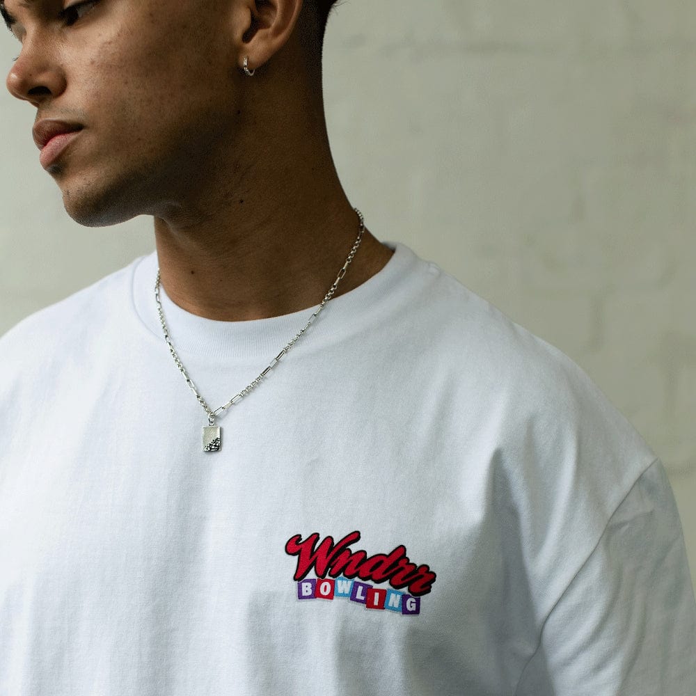 WNDRR Bowling Box Fit Tee - White