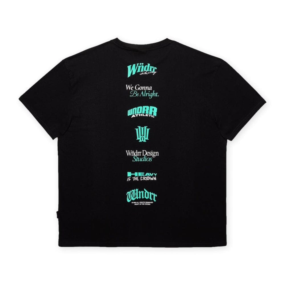 WNDRR Collective Box Fit Tee - Black
