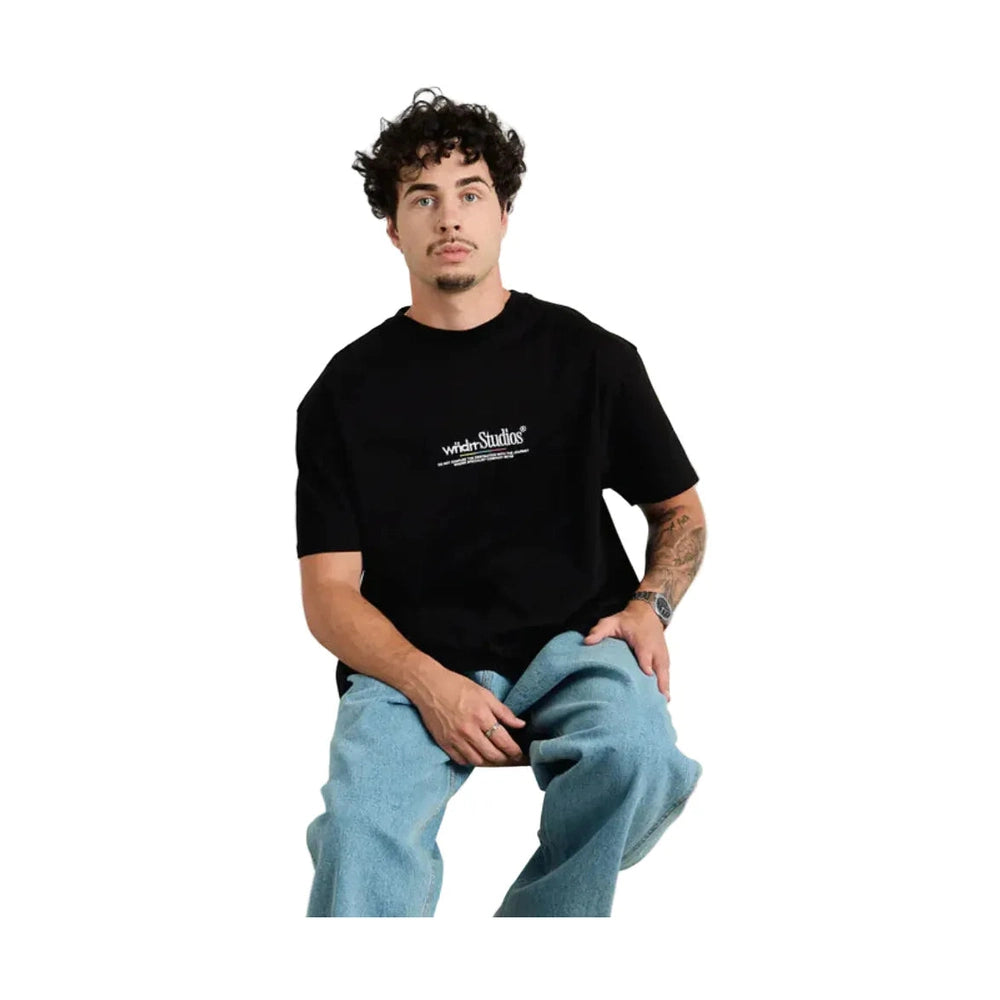 WNDRR Collective FP Box Fit Tee - Black