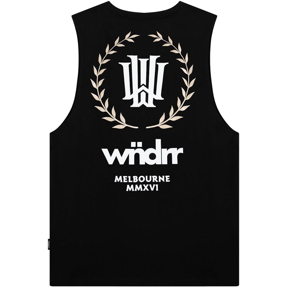 WNDRR Emperor Muscle Top - Black