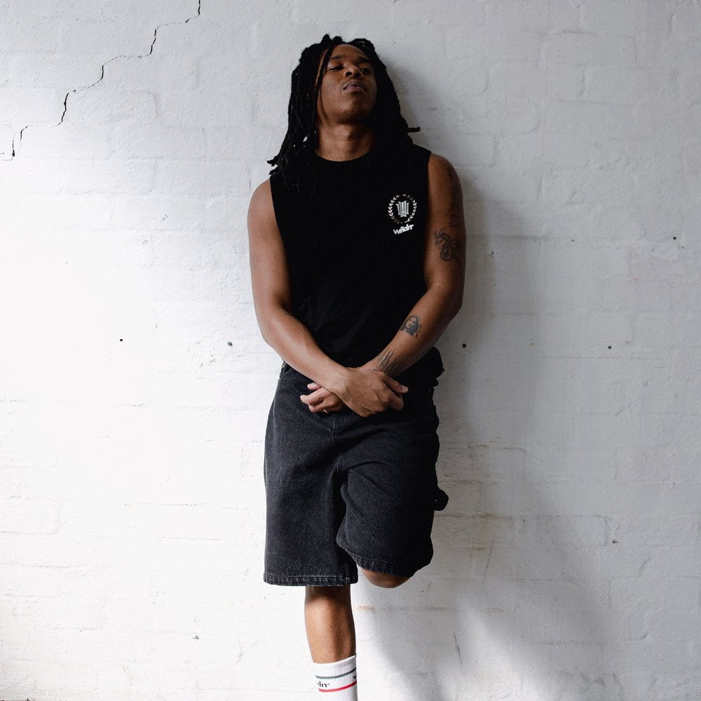 WNDRR Emperor Muscle Top - Black