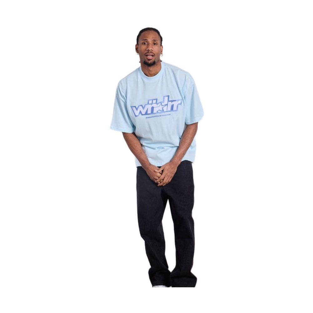 WNDRR Five Point Heavy Weight Tee - Baby Blue