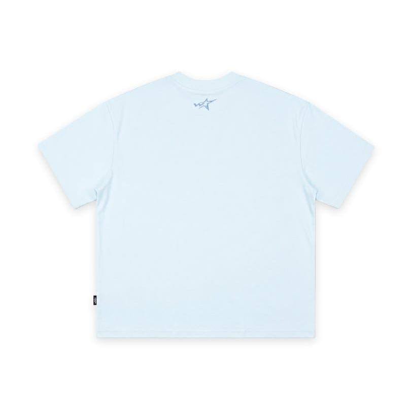 WNDRR Five Point Heavy Weight Tee - Baby Blue