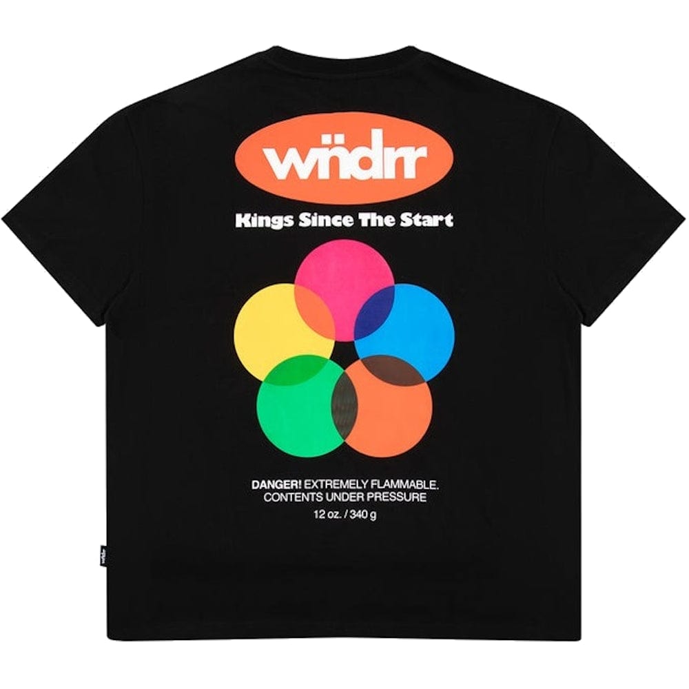 WNDRR Flammable Box Fit Tee - Black