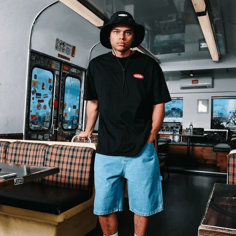 WNDRR Flammable Box Fit Tee - Black