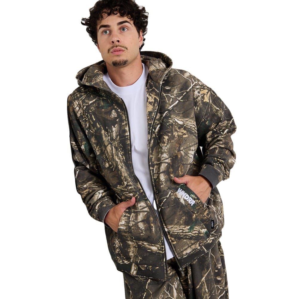 WNDRR Halo Zip Hood Sweat - Camo