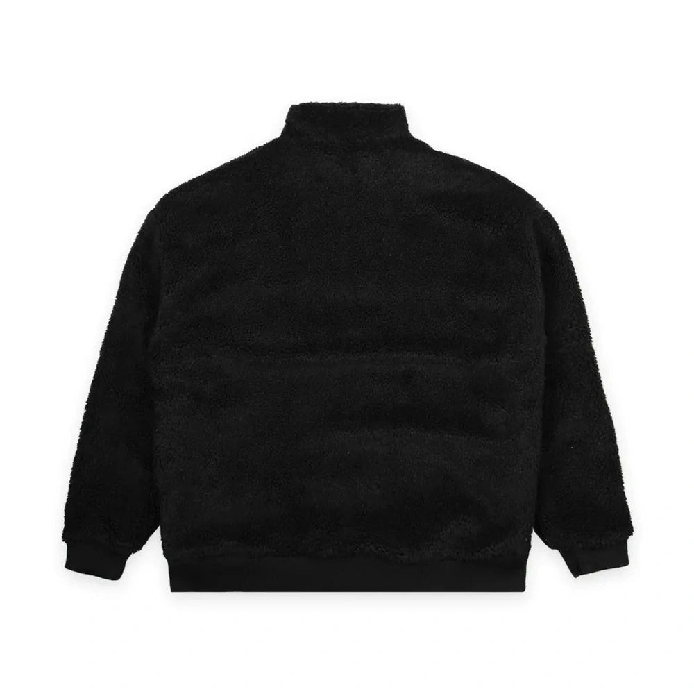 WNDRR Hashi 1/4 Zip Sherpa Flecce - Black