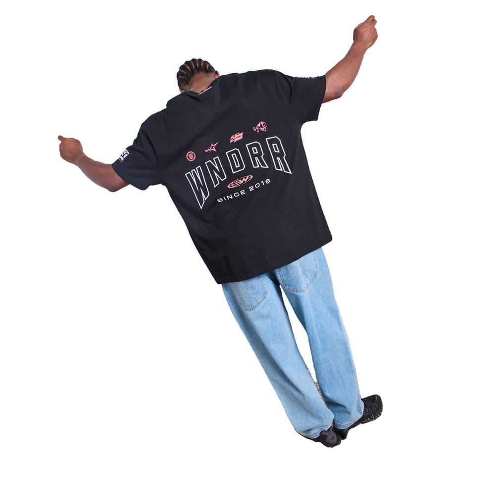 WNDRR Hashi Box Fit Tee - Black