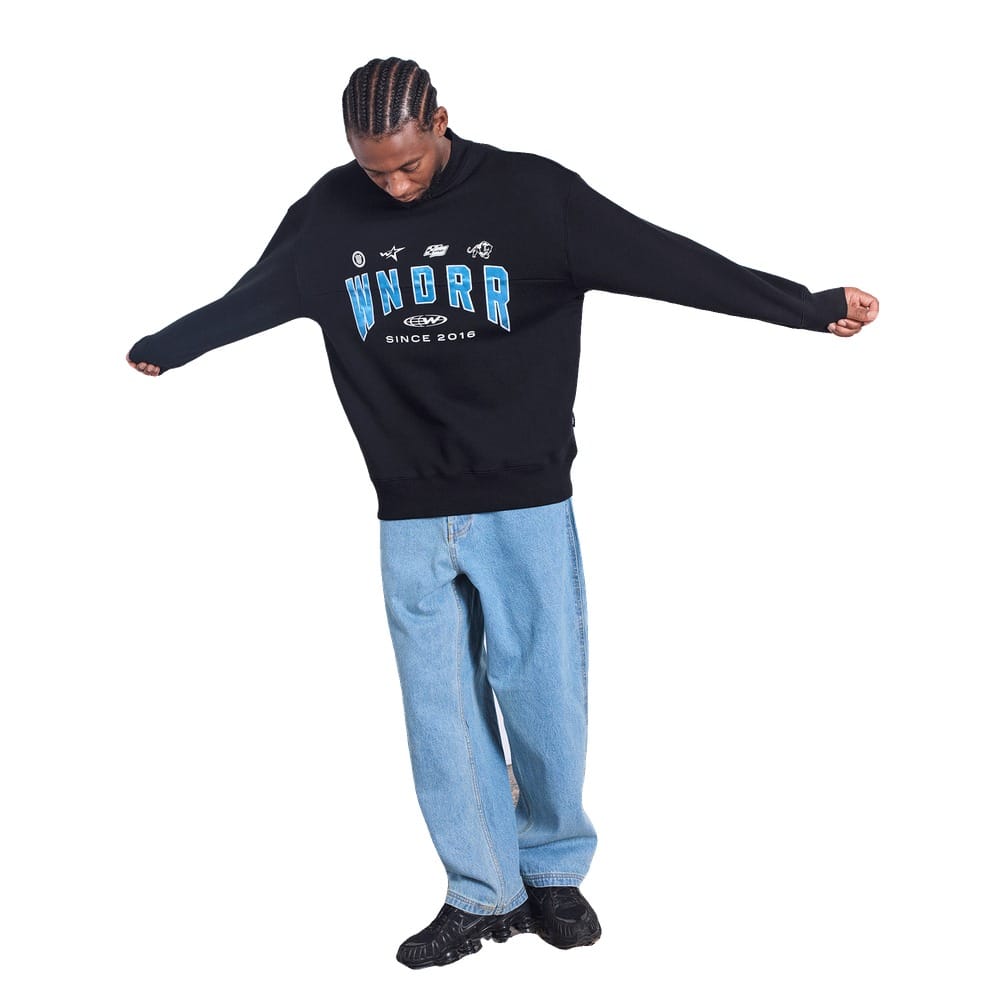 WNDRR Hashi Crew Sweat - Black