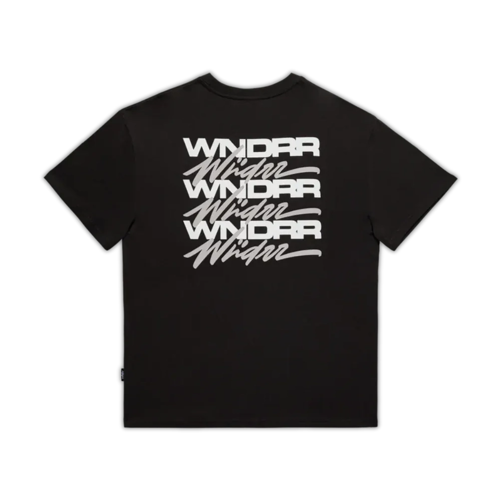 WNDRR Hex Box Fit Tee - Faded Black