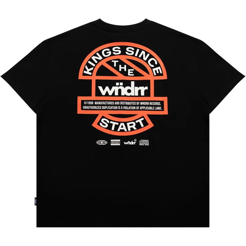 WNDRR High Sign Heavy Weight Tee - Black