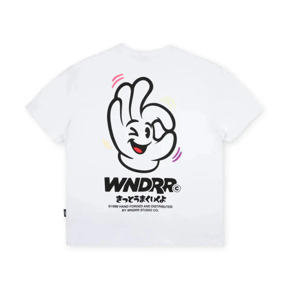 WNDRR I'm Sure Box Fit Tee - White