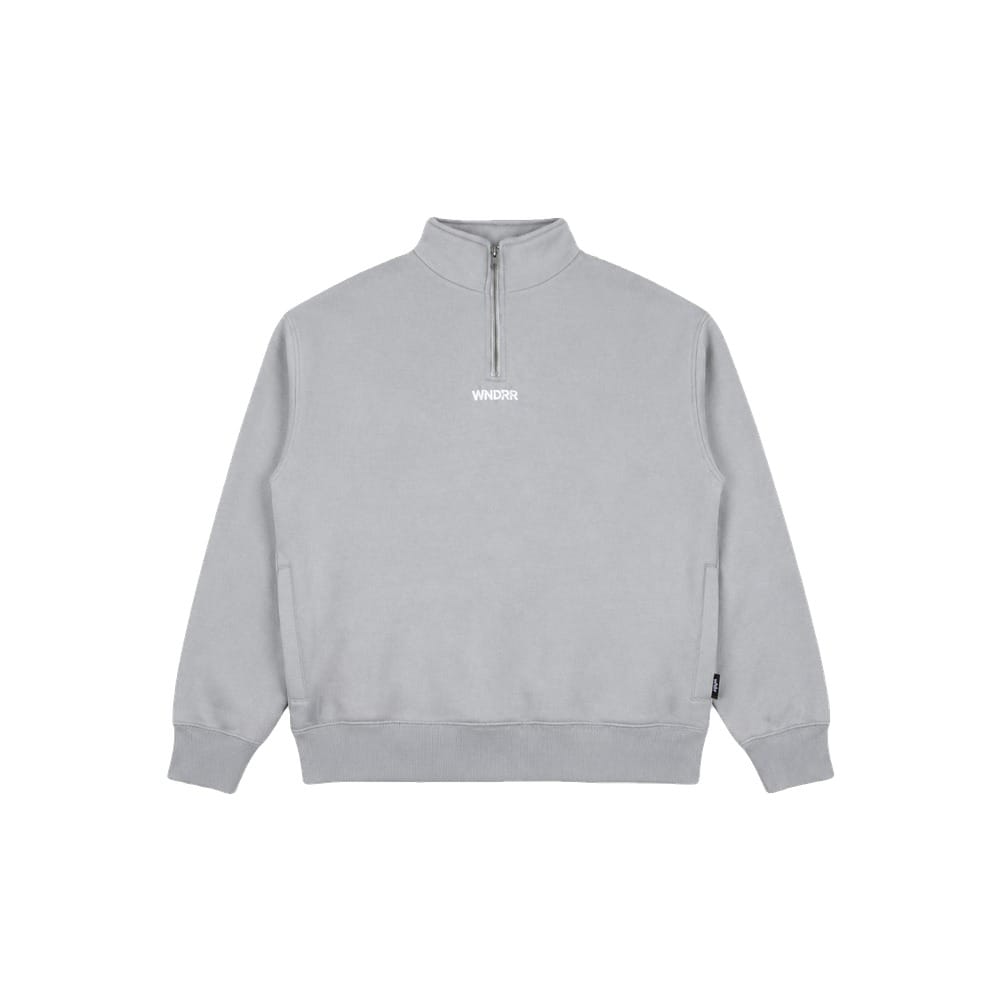 WNDRR Nimbus 1/4 ZIP Sweat - Cement Grey