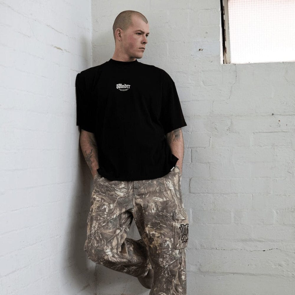 WNDRR Revival Heavy Weight Tee - Black