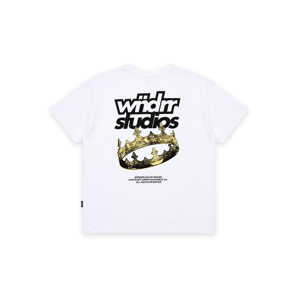 WNDRR Rule Box Fit Tee - White