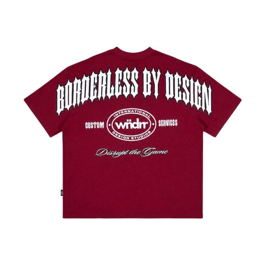 WNDRR RZN Heavy Weight Tee - Blood Red
