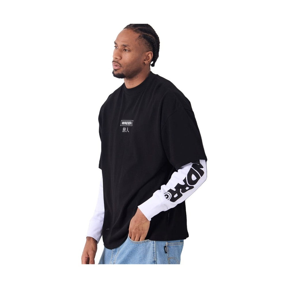 WNDRR Shodo Layered L/S Tee - Black